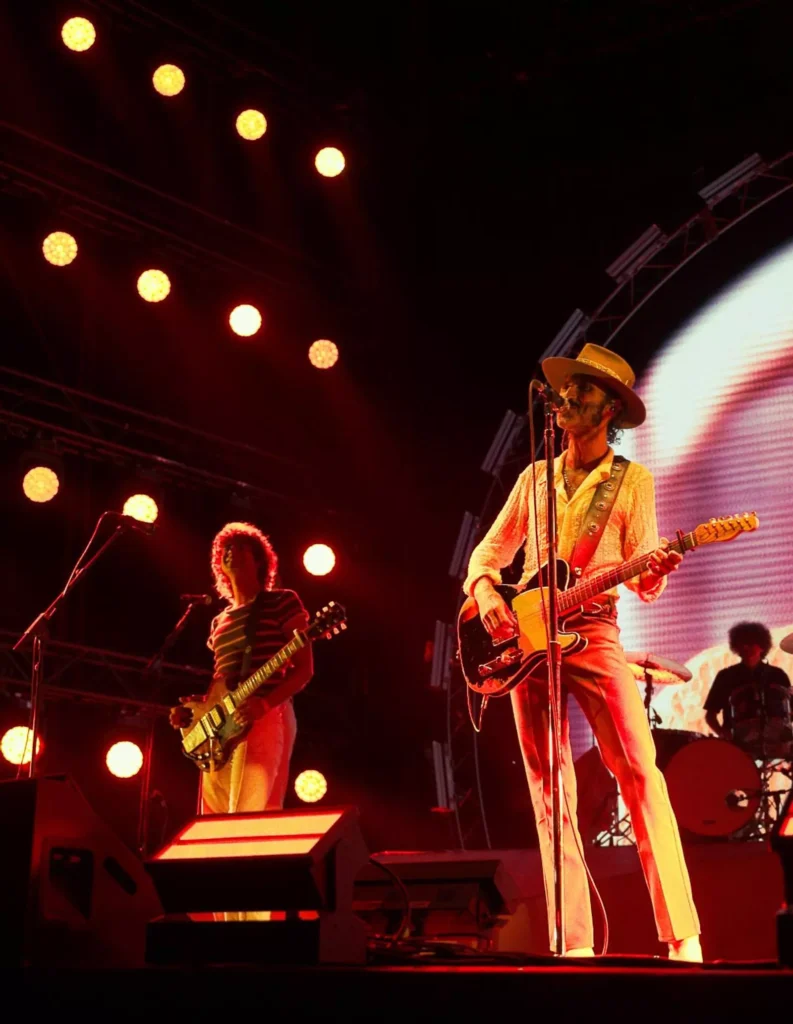 Sarria cantando junto a Leiva